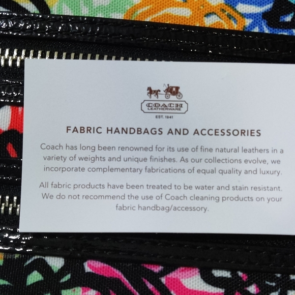 COACH Poppy Multicolor Scribble Graffiti Blossom Small Hobo Shoulder Bag Y2K New - Picture 13 of 16